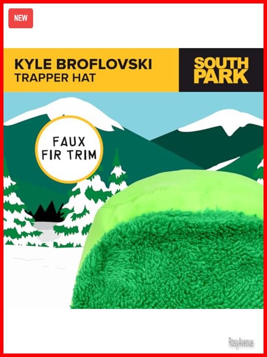 South Park Kyle Broflovski Trapper Hat Cosplay Headwear with Ear Flaps main image 5
